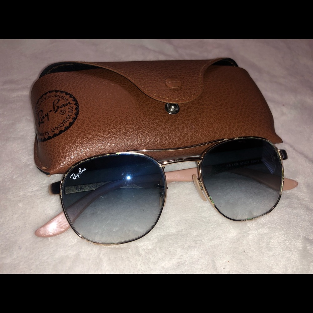BABY PINK + SILVER RAY BAN! 🌟💗